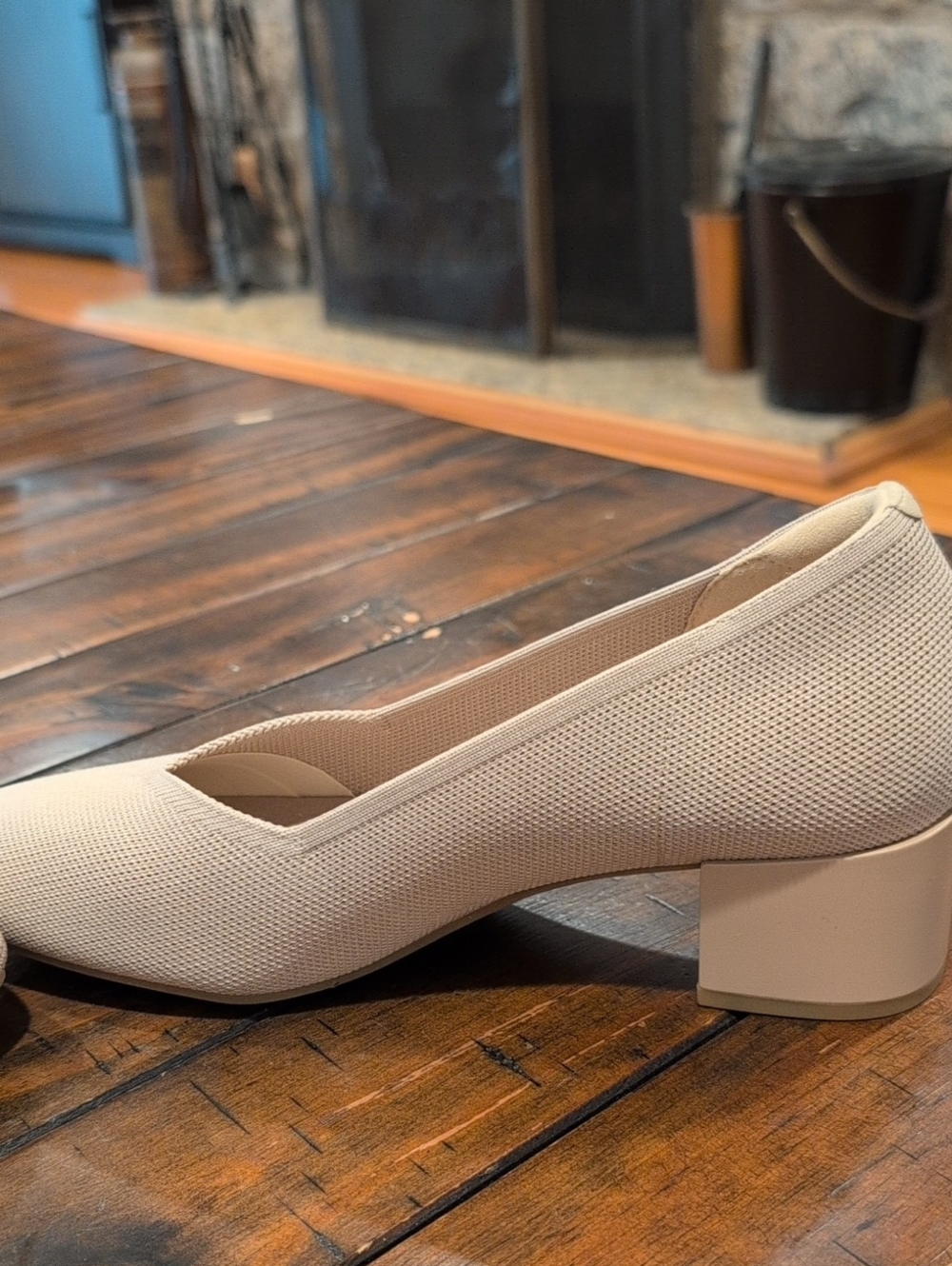 Vivaia Megan Square Toe Chunky Heel Stess Free 38 7-7.5 - Picture 10 of 13